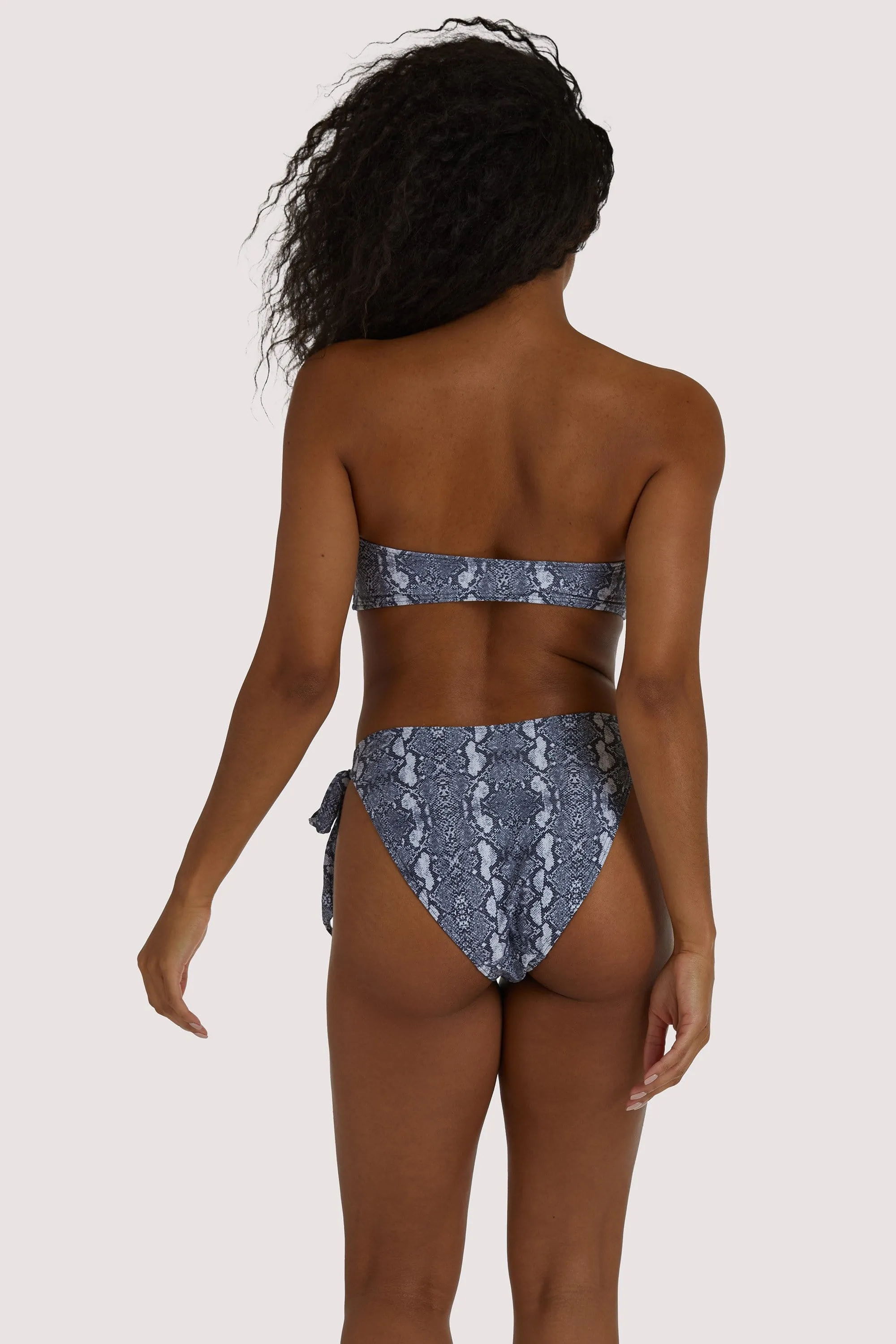 Snake Bow Tie High Leg Brief