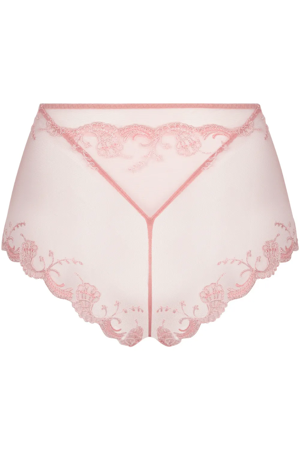 Splendeur Soie High Waist Shorty Rose