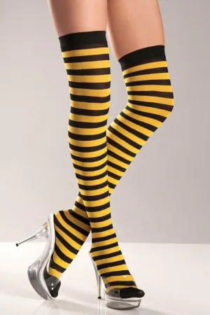 Striped Thigh Highs