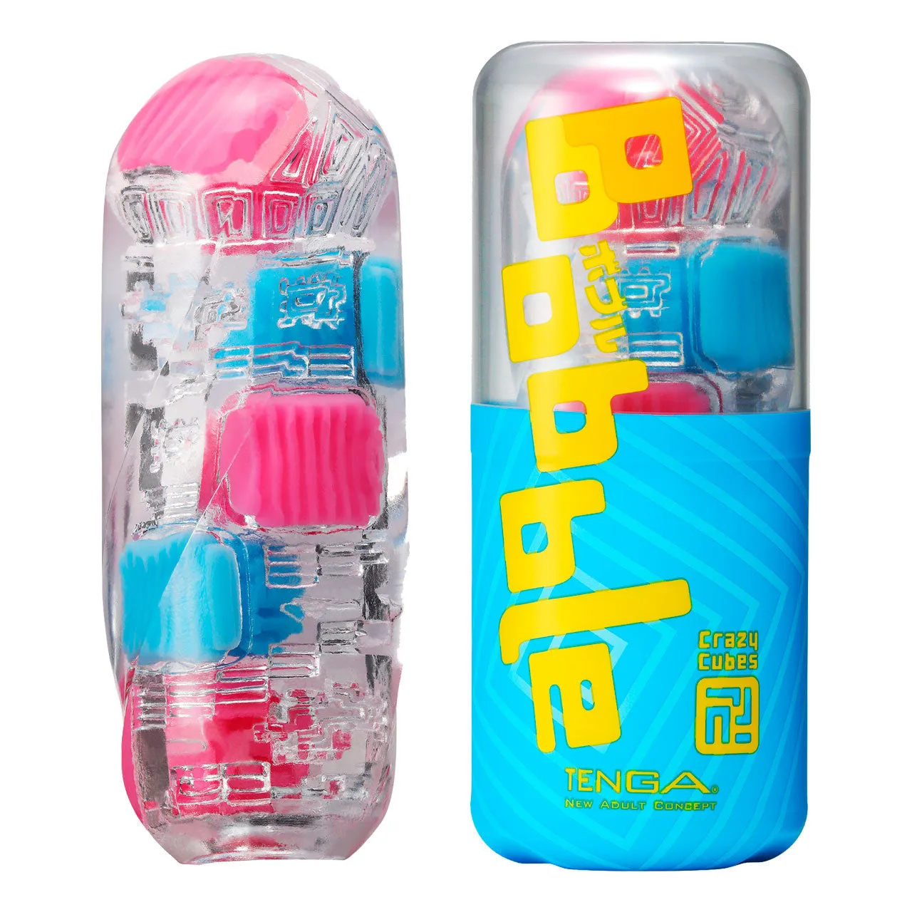 Tenga Bobble Crazy Cubes 3D Male Masturbator Pocket Pussy