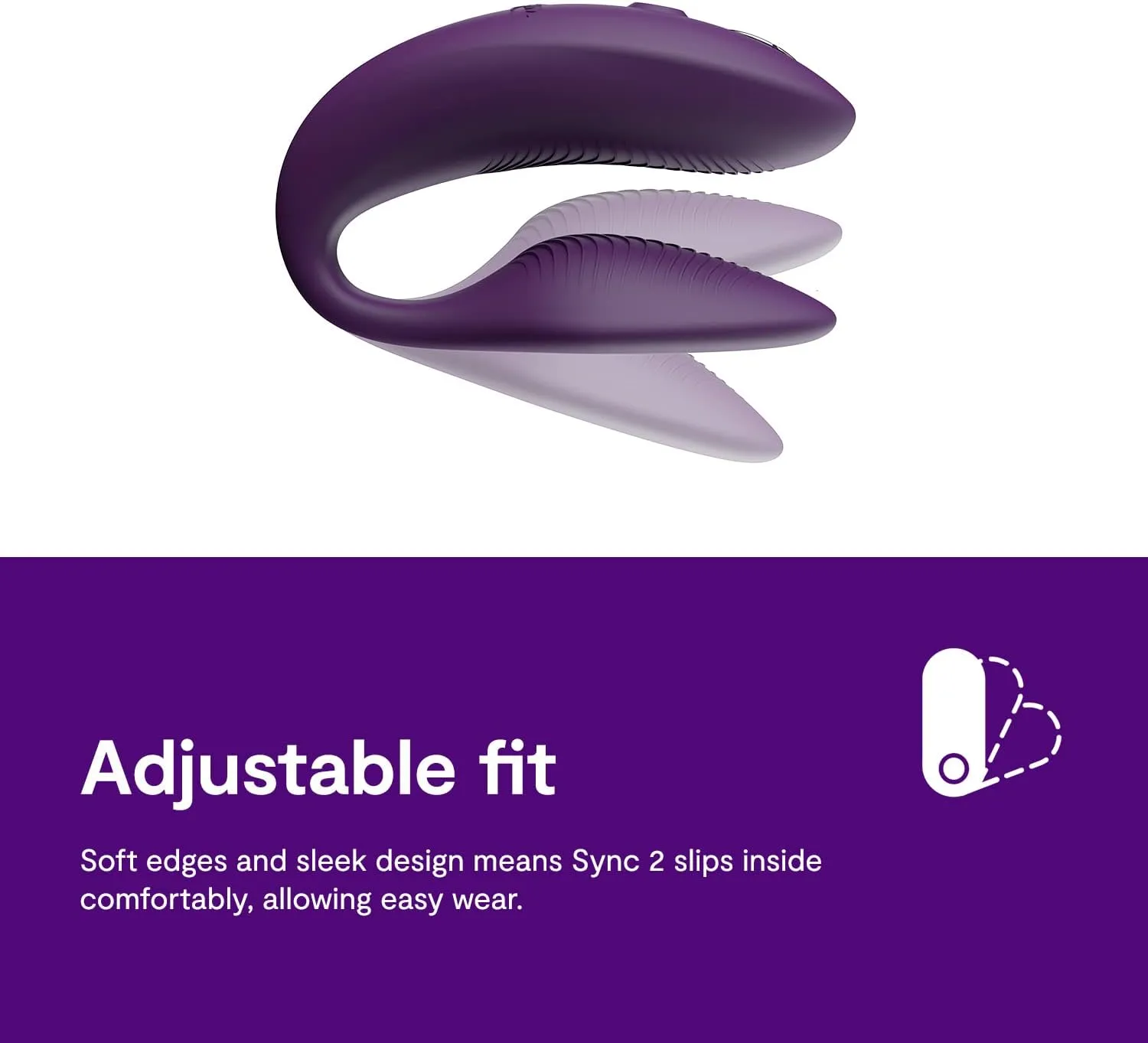 We-Vibe Sync 2 APP Remote Control Couples Vibrator Purple